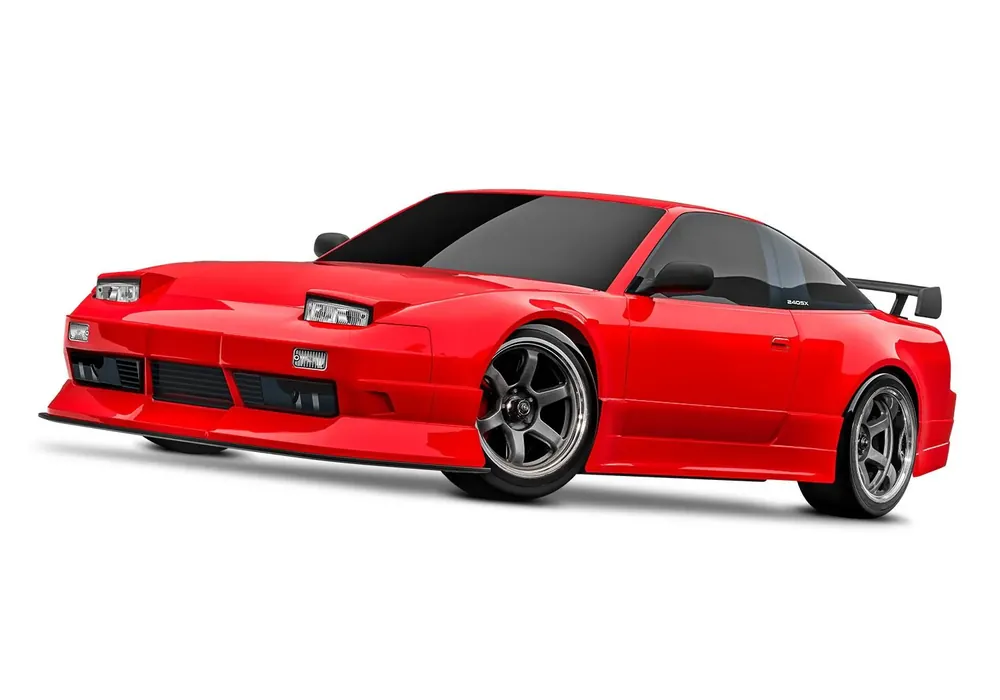 Traxxas 4-Tec Drift Nissan 240SX - Rood Weekendaanbieding