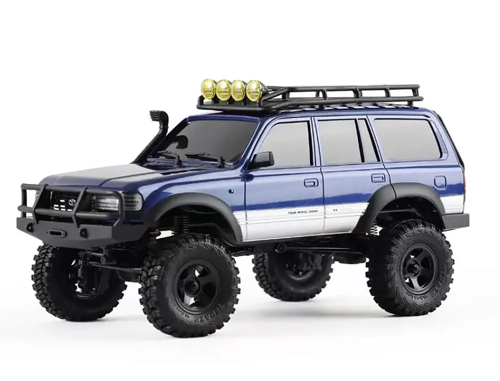 Veilige Betaling FMS 1/18 Toyota LC80 FCX18 scaler RTR - Blauw