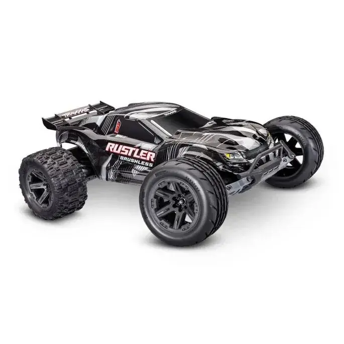 Traxxas Rustler 2WD HD VX3 Brushless RTR - Zwart Lage Prijs
