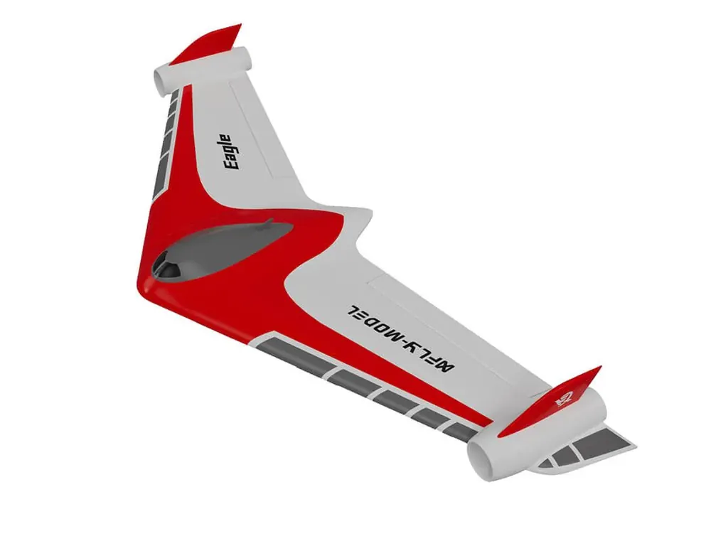 Xfly Eagle 40mm EDF PNP Incl. Gyro - Rood Bestel Nu