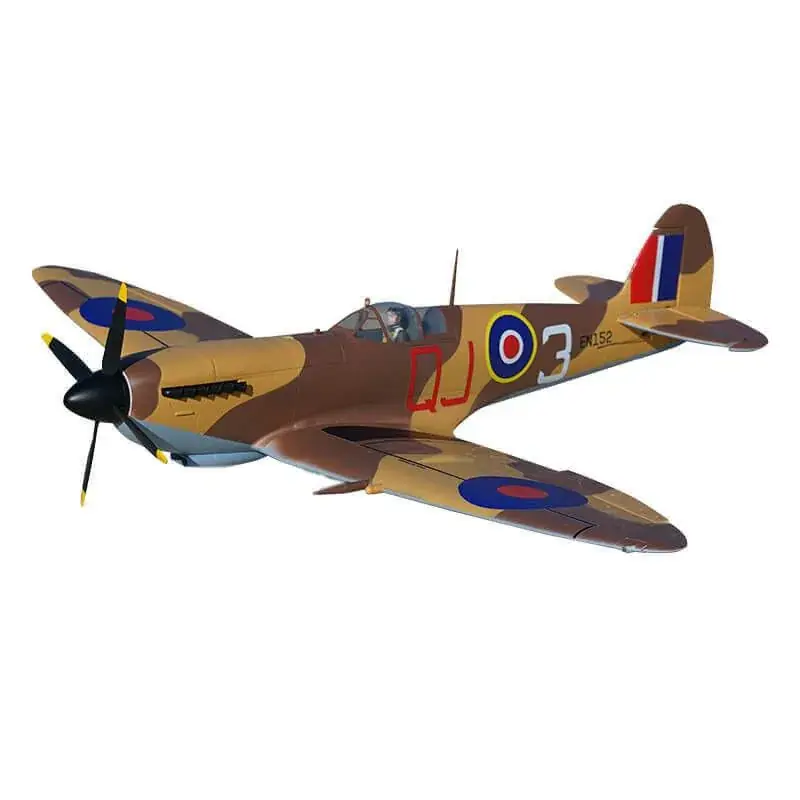 Shop Nu XFLY Supermarine spitfire MKIX Bruine 1200mm PNP - Zonder landingsgestel
