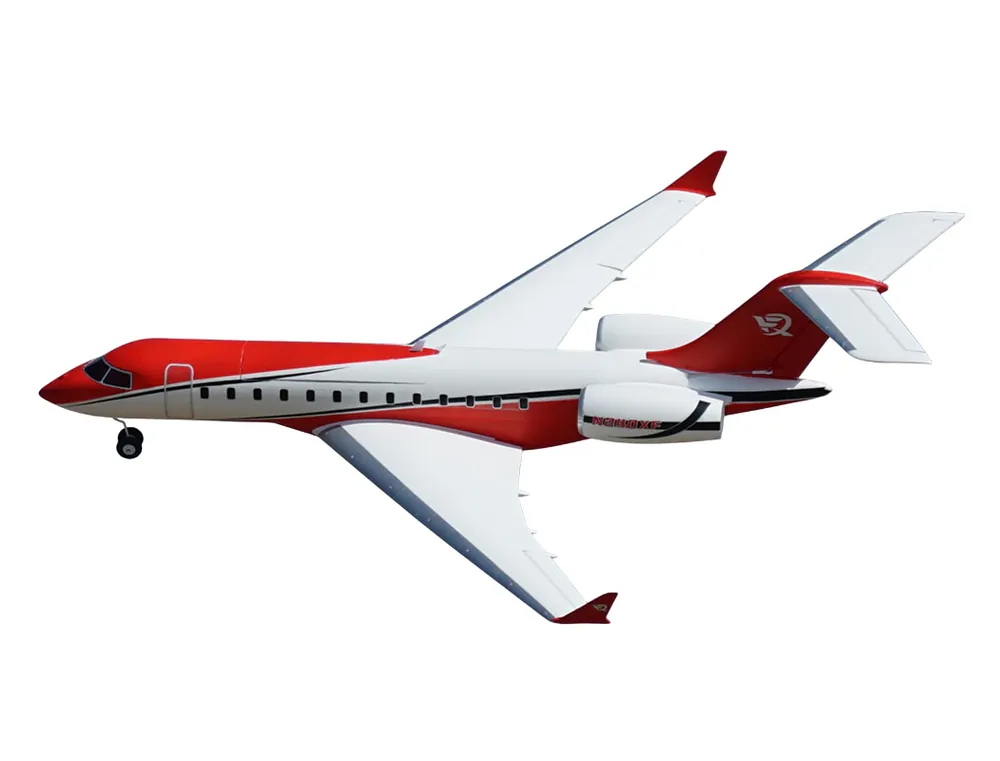 Weekendaanbieding XFLY Twin 40mm J-45 EDF Business Jet PNP - Rood