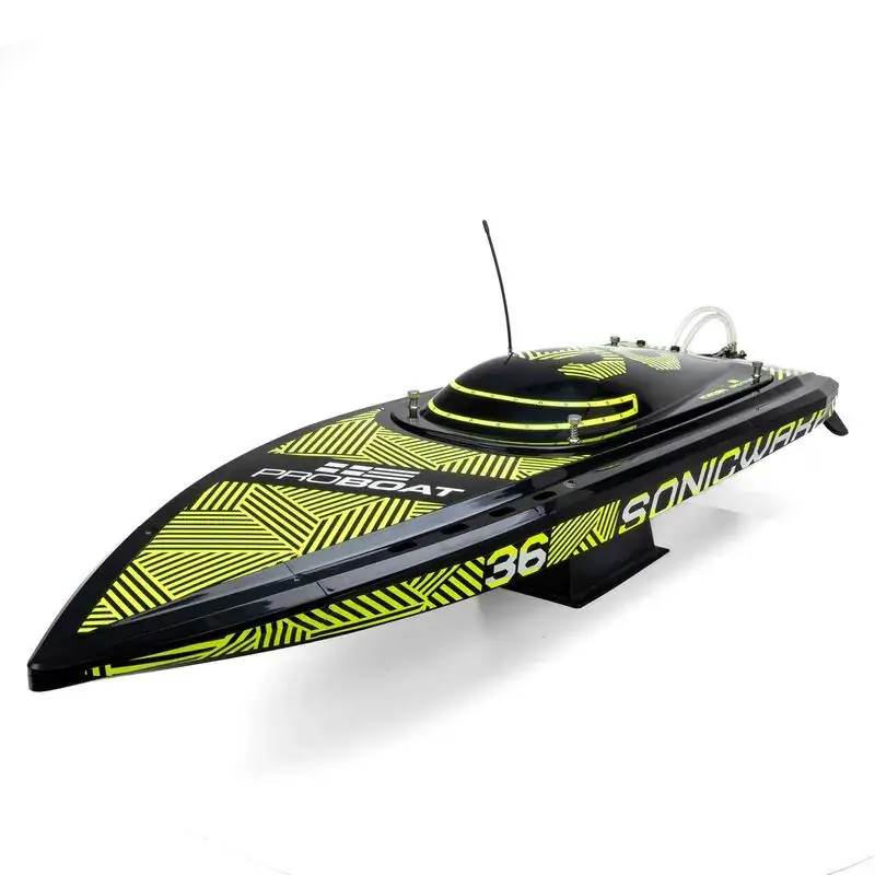 Exclusieve Aanbieding Proboat Sonicwake V3 8S 36" brushless boot - Zwart
