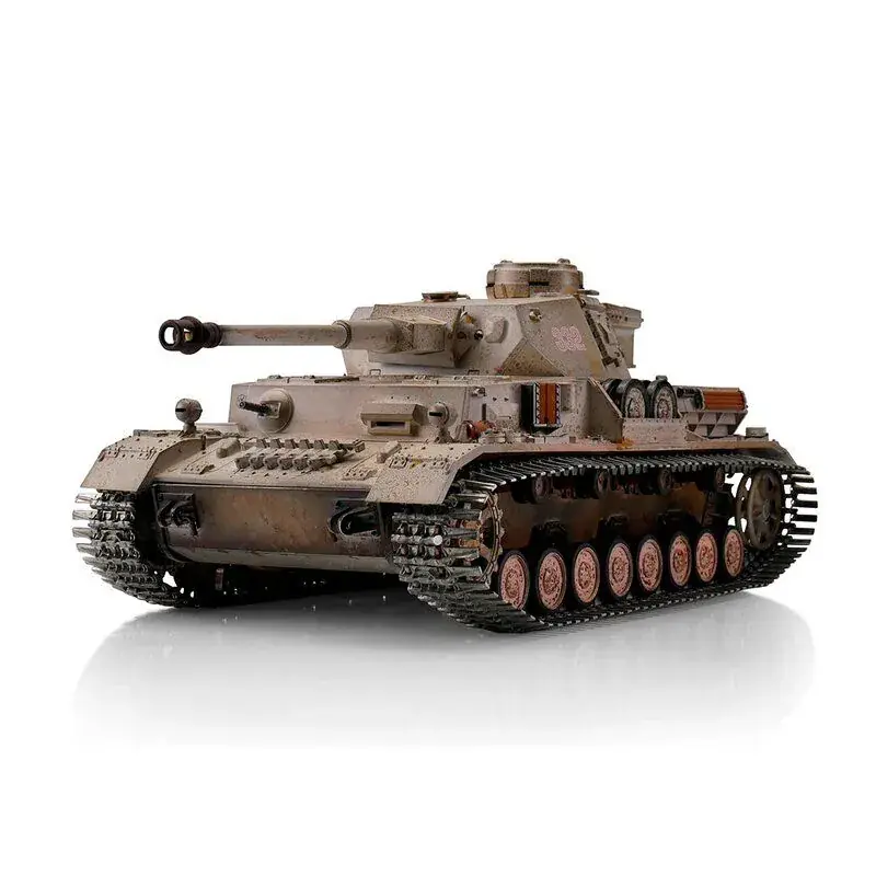 Torro Pro-Edition RC Tank 1/16 RC PzKpfw IV Ausf. G Div. LAH Kharkov 1943 winter IR in luxe houten krat Koop Vandaag