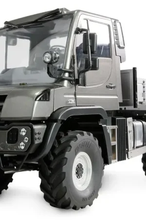 Superprijs Amewi 1/10 Mercedes-Benz Unimog 4WD - Antraciet