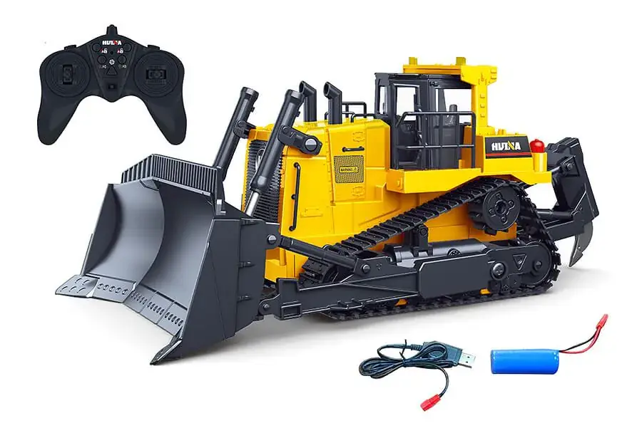 Gratis Retour Huina RC 1/16 554 11CH Heavy Bulldozer