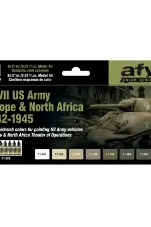WWII US Army Europe & North America Set Vallejo 71625 Dagaanbieding