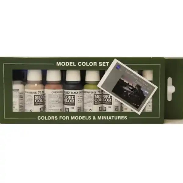 Demag Russia 1942 Model Color Paint Set, 8 kleuren Vallejo 70139 Veilige Betaling