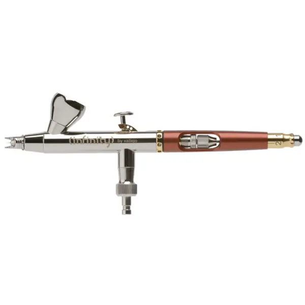 Airbrush Harder & Steenbeck "Infinity 2 in 1", Double Action 2-Nozzle Sets (0,15 / 0,4mm) - Vallejo 136543 Vallejo 136543 Favoriet
