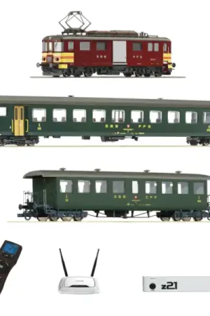 Roco 51339 H0 SBB z21 digital Set E-Loc Bagagewagen en Twee Rijtuigen Beperkt Aanbod