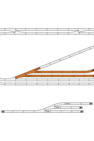 Hoge Kwaliteit Roco 51251 H0 Rails Uitbreidingsset