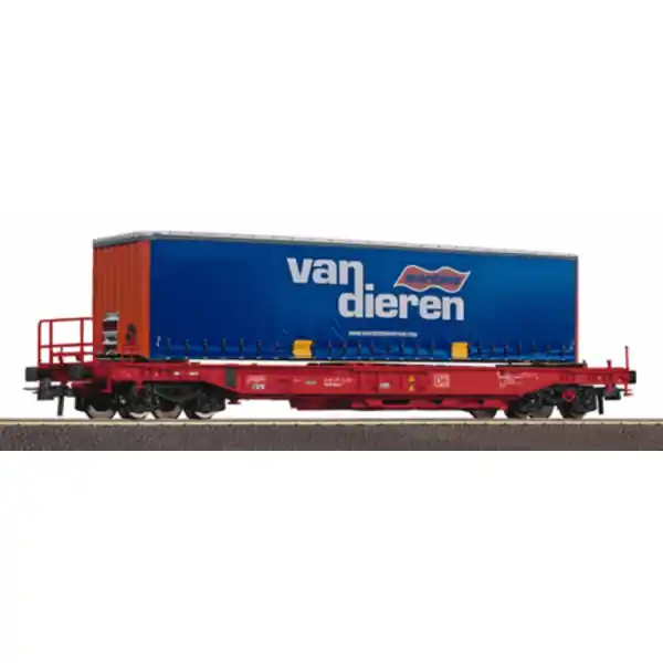 Roco 66614 H0 DB Hupac wagen met Van Dieren trailer Beste Prijs