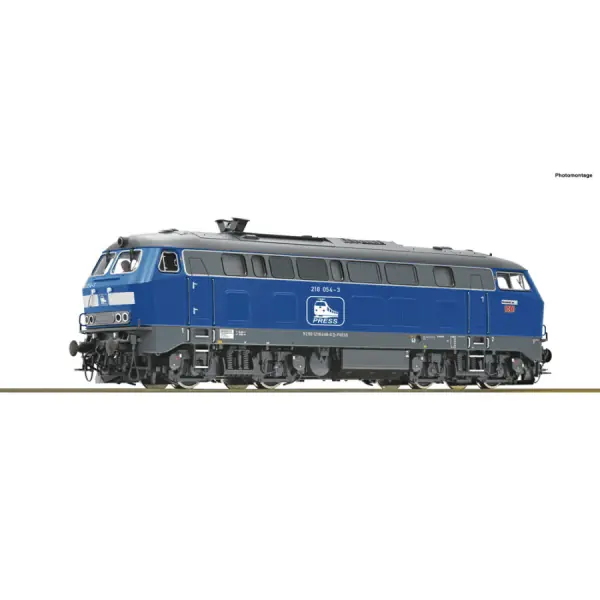 Roco 70755 H0 DB Diesel locomotive 218 054-3 "PRESS" Direct Verzonden
