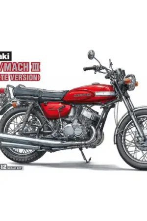 1/12 Kawasaki 500-SS Mach III, 1970 Hasegawa 21731 Beperkt Aanbod