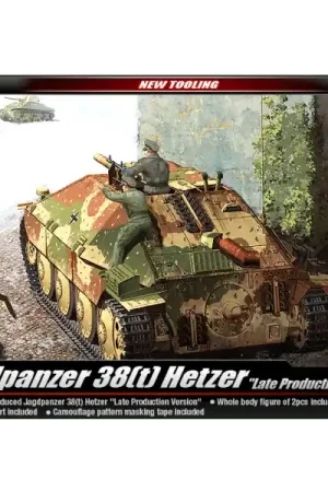 1/35 German Jagdpanzer 38(t) Hetzer 2in1 late/last Academy 13230 Finale Uitverkoop