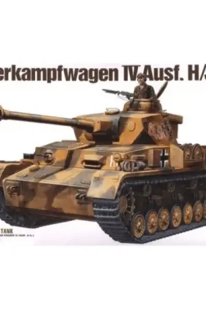 Merkproduct 1/35 Panzerkampfwagen IV Ausf. H/J, German medium tank Academy 13234