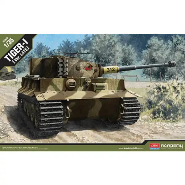 1/35 German Tiger I "Late Version" Academy 13314 Merkproduct