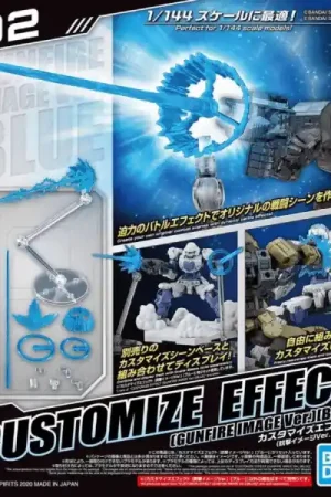 30MM Customize Effect ( gunfire image ver.) Blue BANDAI 60579 Merkproduct
