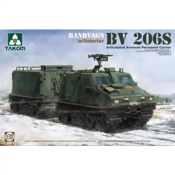 1/35 Bandvagn BV 206S Articulated Armored Personnel Carrier Takom 2083 Flitsaanbieding