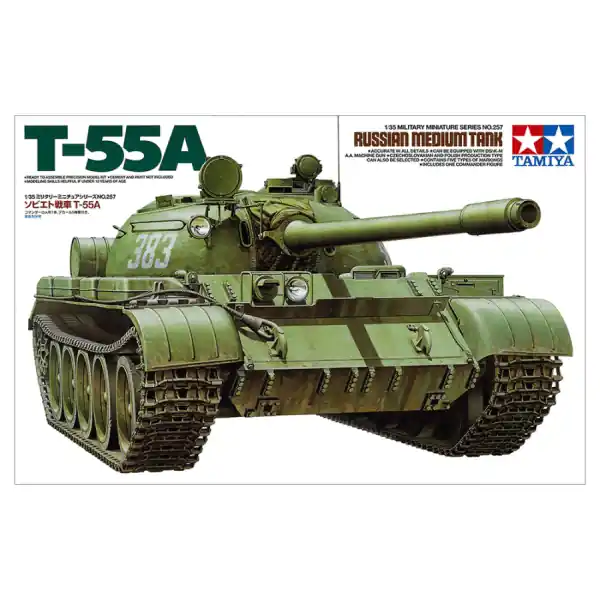 Dagaanbieding 1/35 Russian T-55A Medium Tank Tamiya 35257