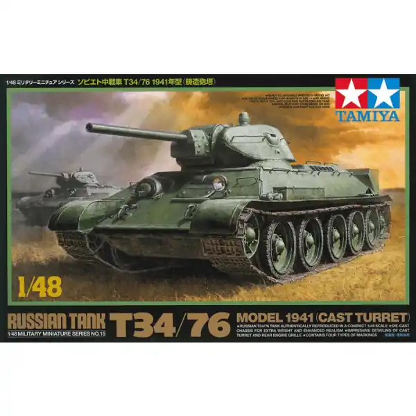 1/48 Russian Tank T34/76, 1941 Tamiya 32515 Premium