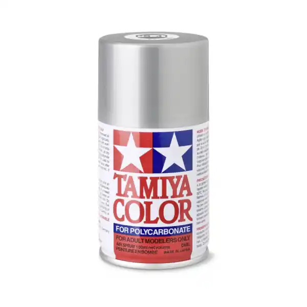 Gratis Retour PS-41 Bright Silver Spray, 100ml (Polycarbonate) Tamiya 86041