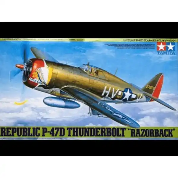1/48 Republic P-47D Thunderbult Razorback Tamiya 61086 Populair