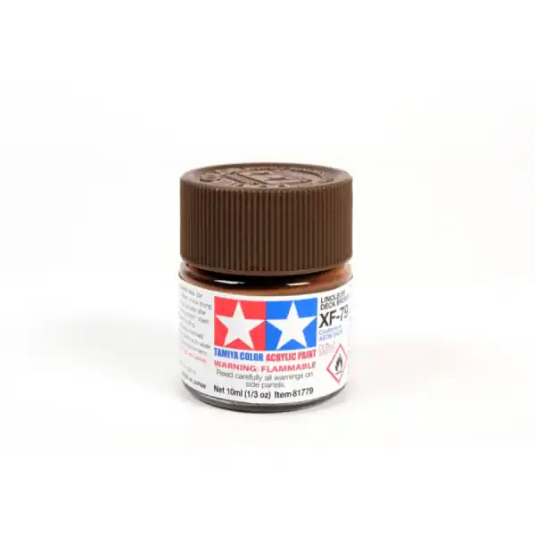 XF-79 Linoleum Deck Brown 10ml Tamiya 81779 Premium