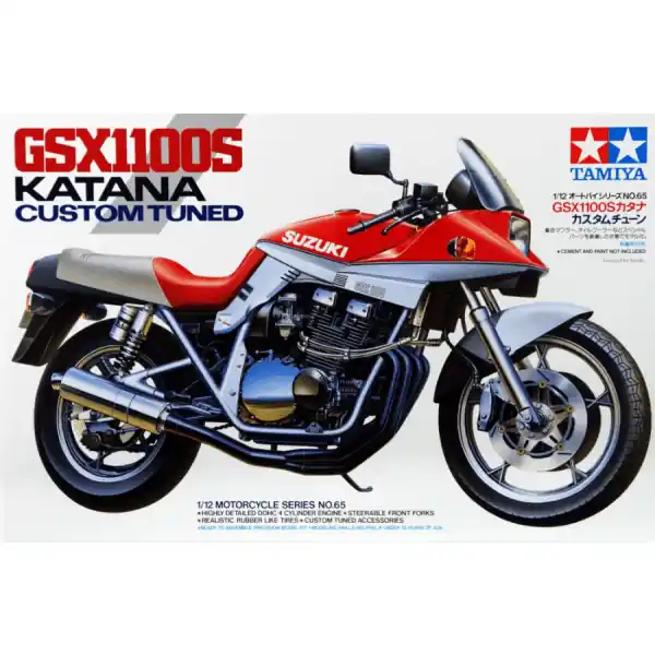 1/12 Suzuki GSX 1100S Katana Tuned Tamiya 14065 Merkproduct