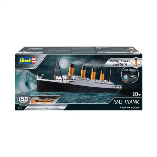 Superprijs 1/600 RMS Titanic (easy-click) + 3D Puzzle (Iceberg) Revell 05599