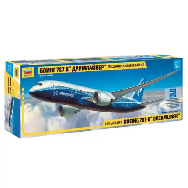 1/144 Boeing 787-8 "Dreamliner" Civil Airliner Zvezda 7008 Nieuw