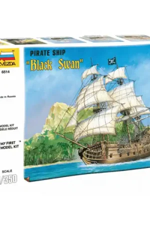 Favoriet 1/350 Black Swan Pirate Ship, snap fit Zvezda 6514