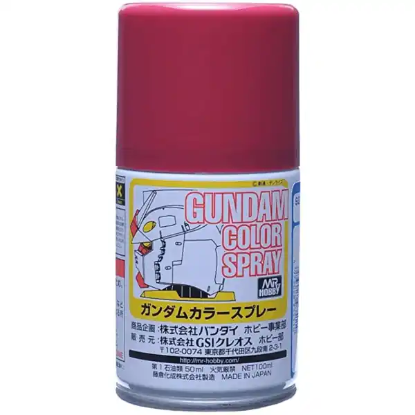 Mr. Gundam (SG) MS Char‘s Red 100ml Mr. Hobby SG11 Laatste Versie
