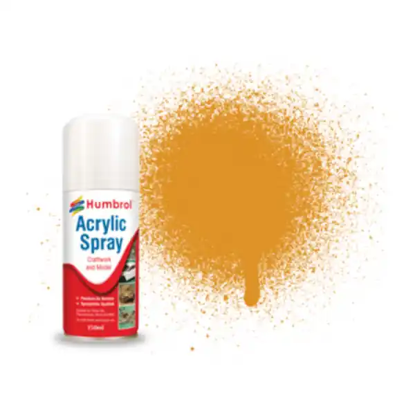 Nr.54 - Messing Acrylic Spray, Metallic 150ml Humbrol D6054 Superprijs
