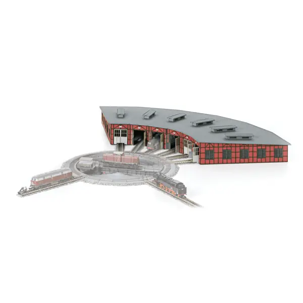 Marklin 89835 Z Locomotievenloods met 6 Stopsporen Dagaanbieding