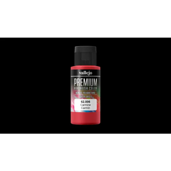 Premium RC Airbrush Color - Carmine 60ml Vallejo 62006 Finale Uitverkoop
