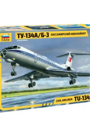 Shop Nu 1/144 Tupolev Tu-134A/B-3 Cvil Airliner Zvezda 7007