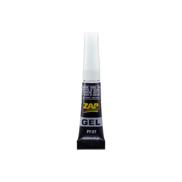 Zap-A-Gap PT-27 Slo-Zap CA- / Secondenlijm Gel, 3 gram ZAP PT27 Laatste Kans