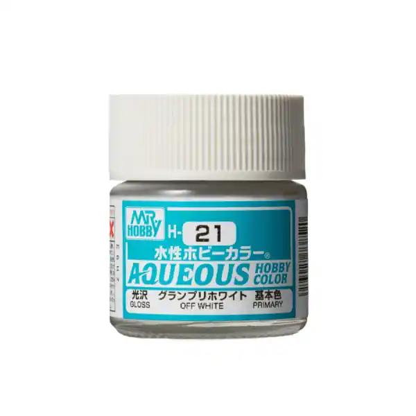 Beperkte Voorraad Aqueous Off White Gloss 10ml (P) Mr. Hobby H021