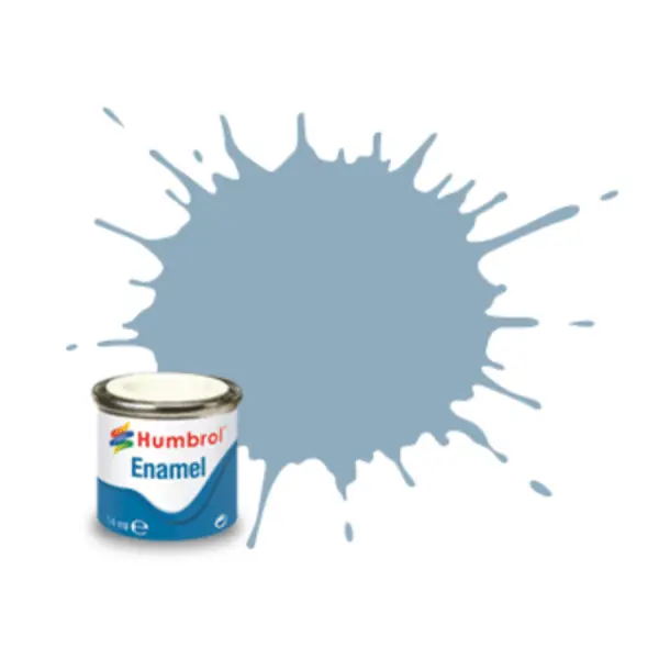 Nr.128 - VS Kompas Grijs, Satijn 14ml Humbrol A1417 Direct Beschikbaar