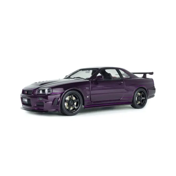 1/18 Nissan Skyline GT-R (BNR34) Z-TUNE 1999, Paars Solido 1804311 Bestseller