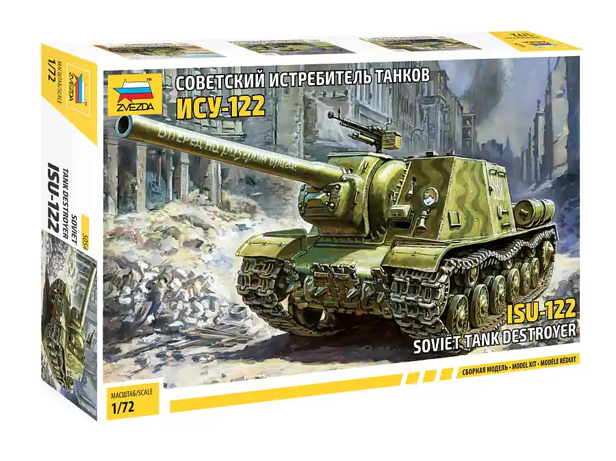 Zvezda 5054 ISU-122 tank Destroyer 1 72 Laatste Kans