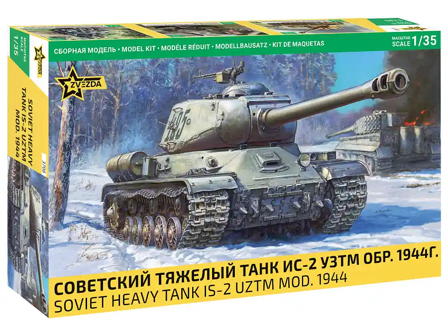 Zvezda 3708 IS-2 Soviet Heavy Tank 1 35 Veilige Betaling