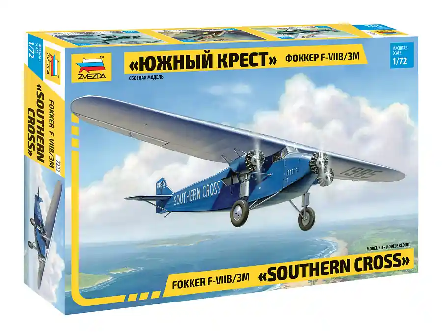Zvezda 7233 Fokker D-VII Southern Cross 1 72 Express Levering