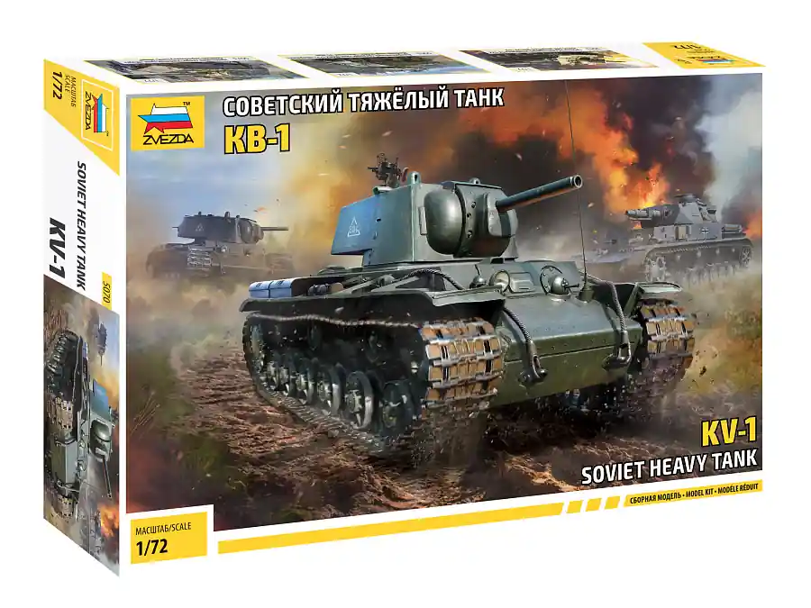 Zvezda 5070 Soviet Heavy Tank KV-1 1 72 Actieprijs