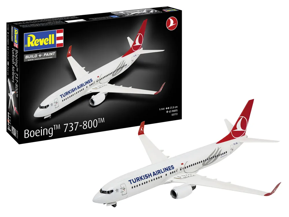 Revell 03772 Boeing 737-800 Turkish Airlines 1 144 Superprijs