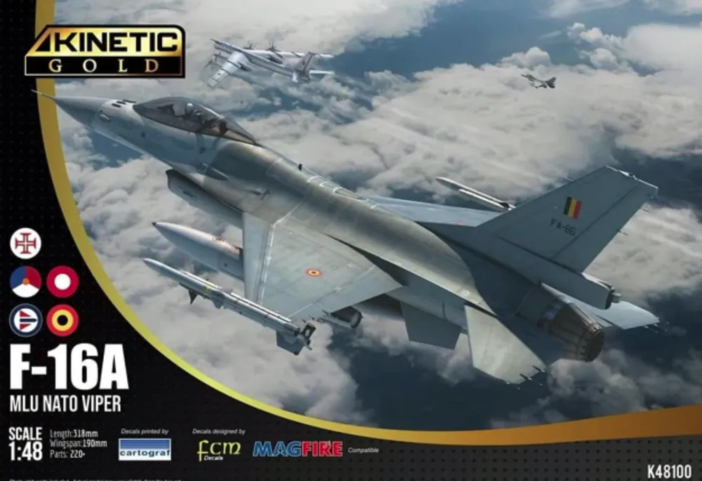 Actieprijs Kinetic K48100 F-16A MLU NATO Viper 1 48 NL versie