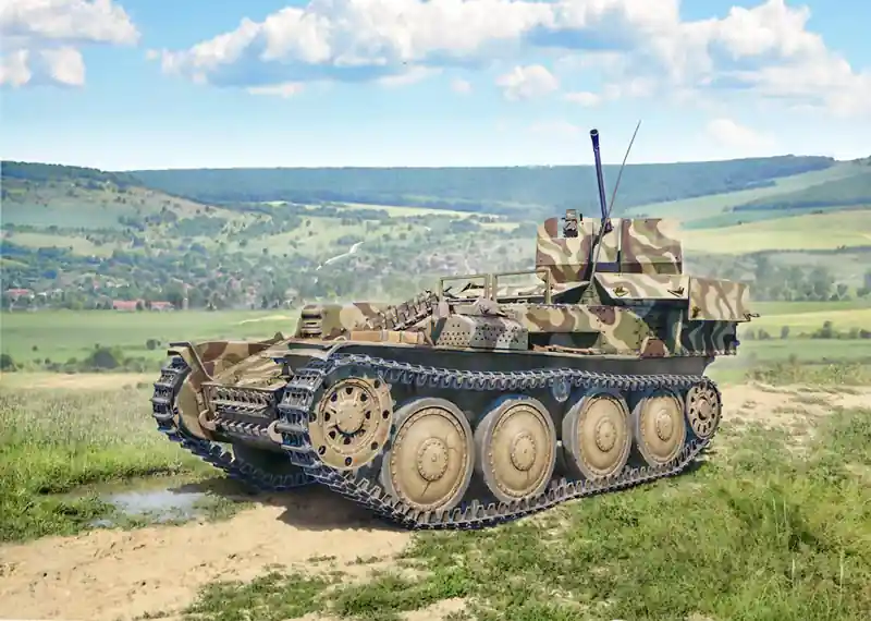 Direct Beschikbaar Italeri 96461 Flakpanzer Gepard Sd. Kfz. 140 1 35