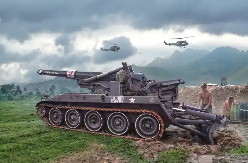 Italeri 6574 M110 Self Propelled Howitzer 1 35 Beperkte Voorraad