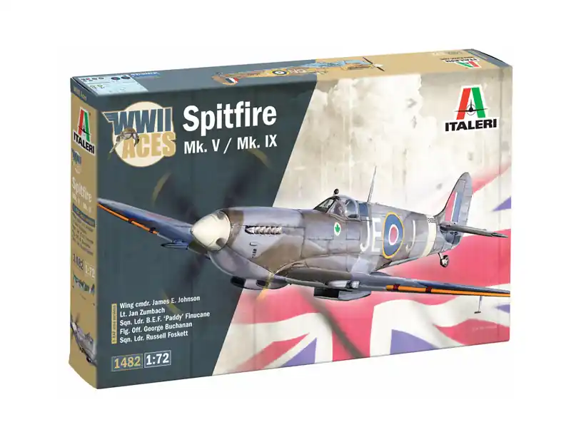 Populair Italeri 1482 Spitfire Mk.V / Mk.IX 1 72
